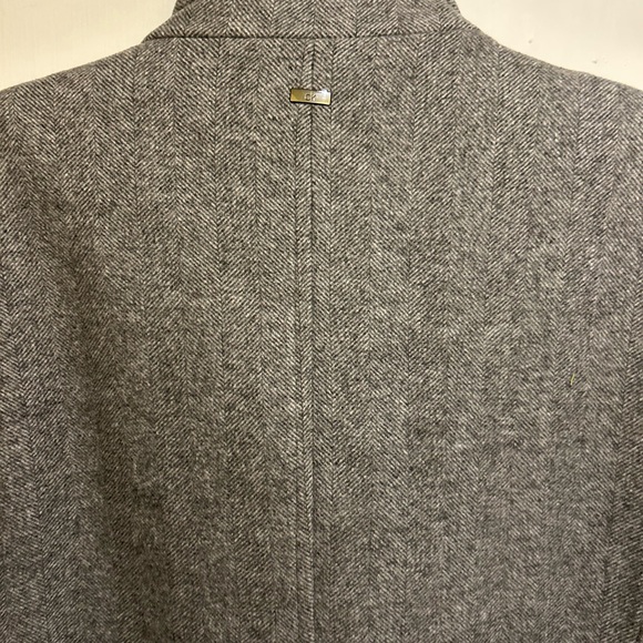 NWT Women’s Calvin Klein Classic Gray Wool Blend Knee Length Coat, Sz XXL - Picture 9 of 12